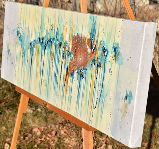 Salvation of Nature 12″ x 36″ Abstract Painting