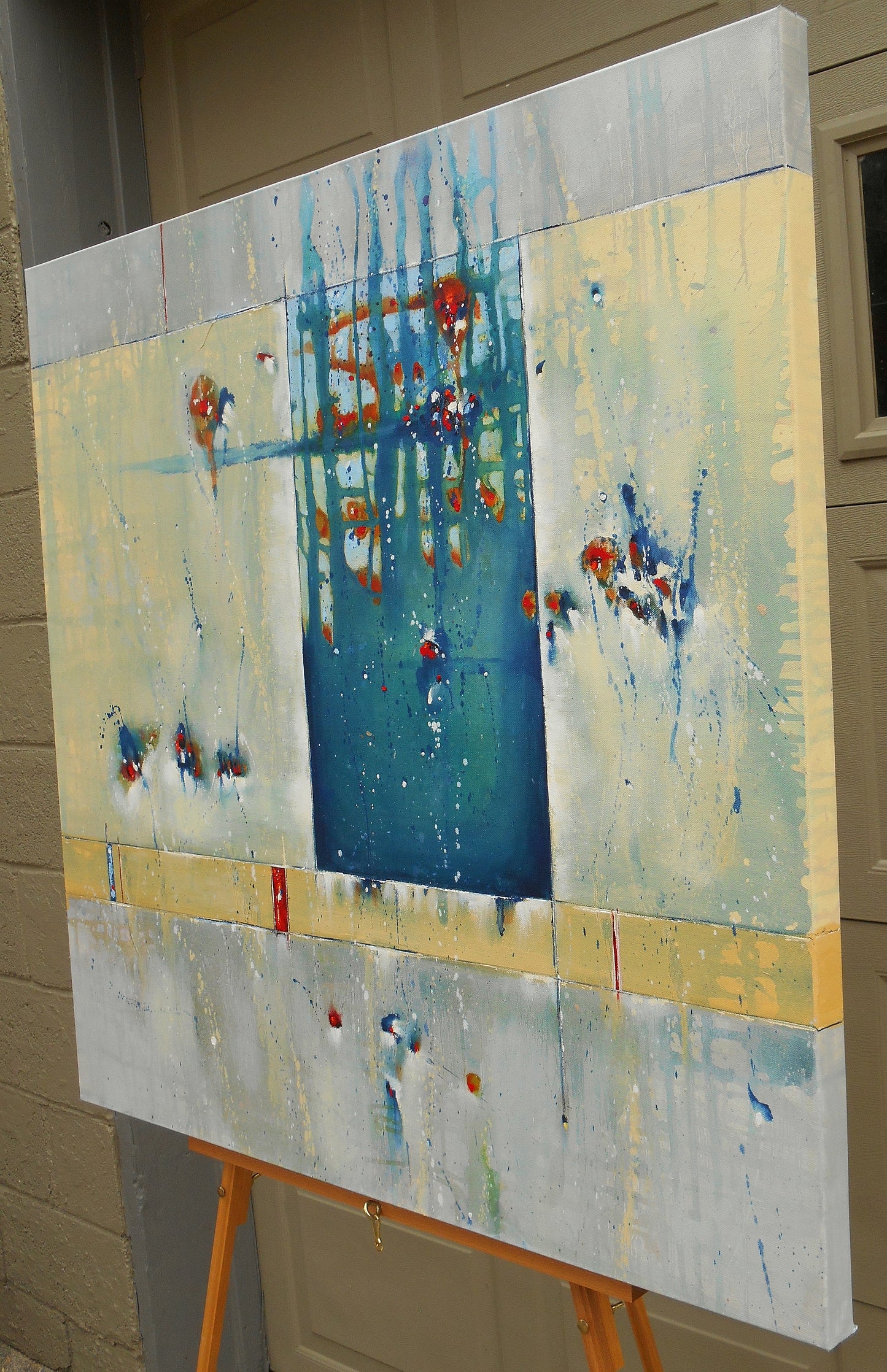 The Brightest Hour 36″ x 36″ Abstract Painting