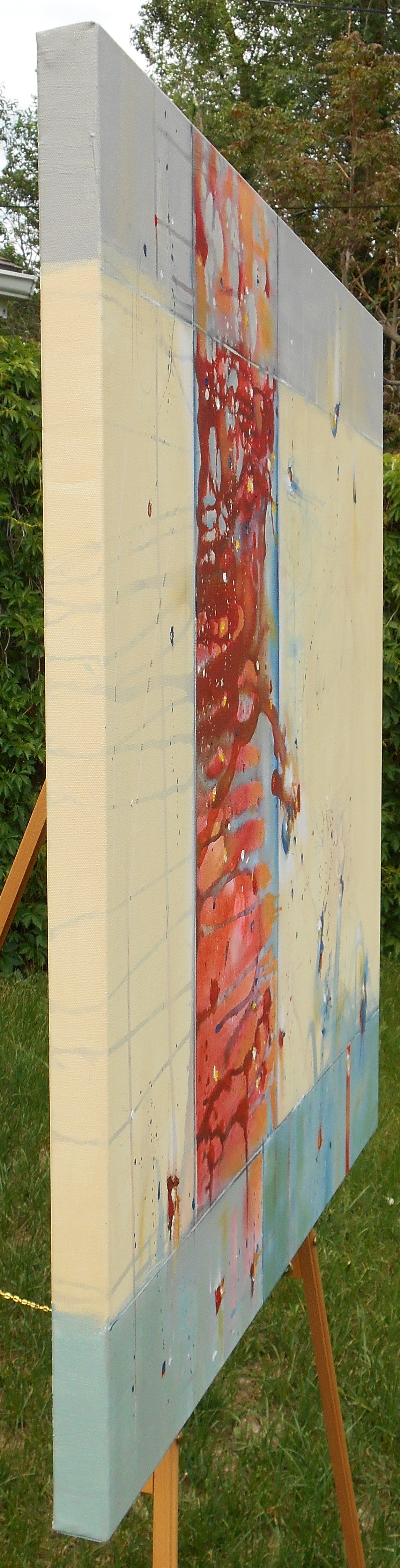 The Brightness of Air 36″ x 36″ Abstract Painting