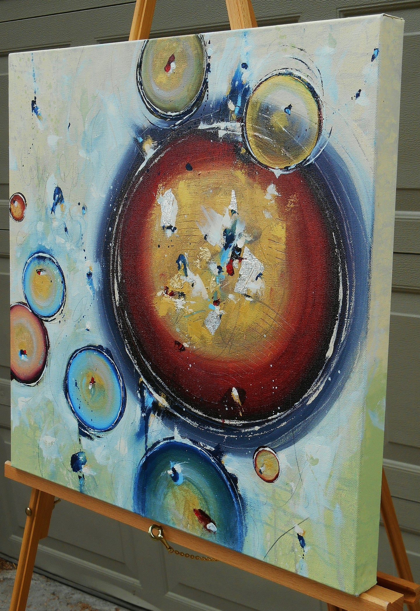 The End Is The Beginning 20″ x 20″ Abstract Painting