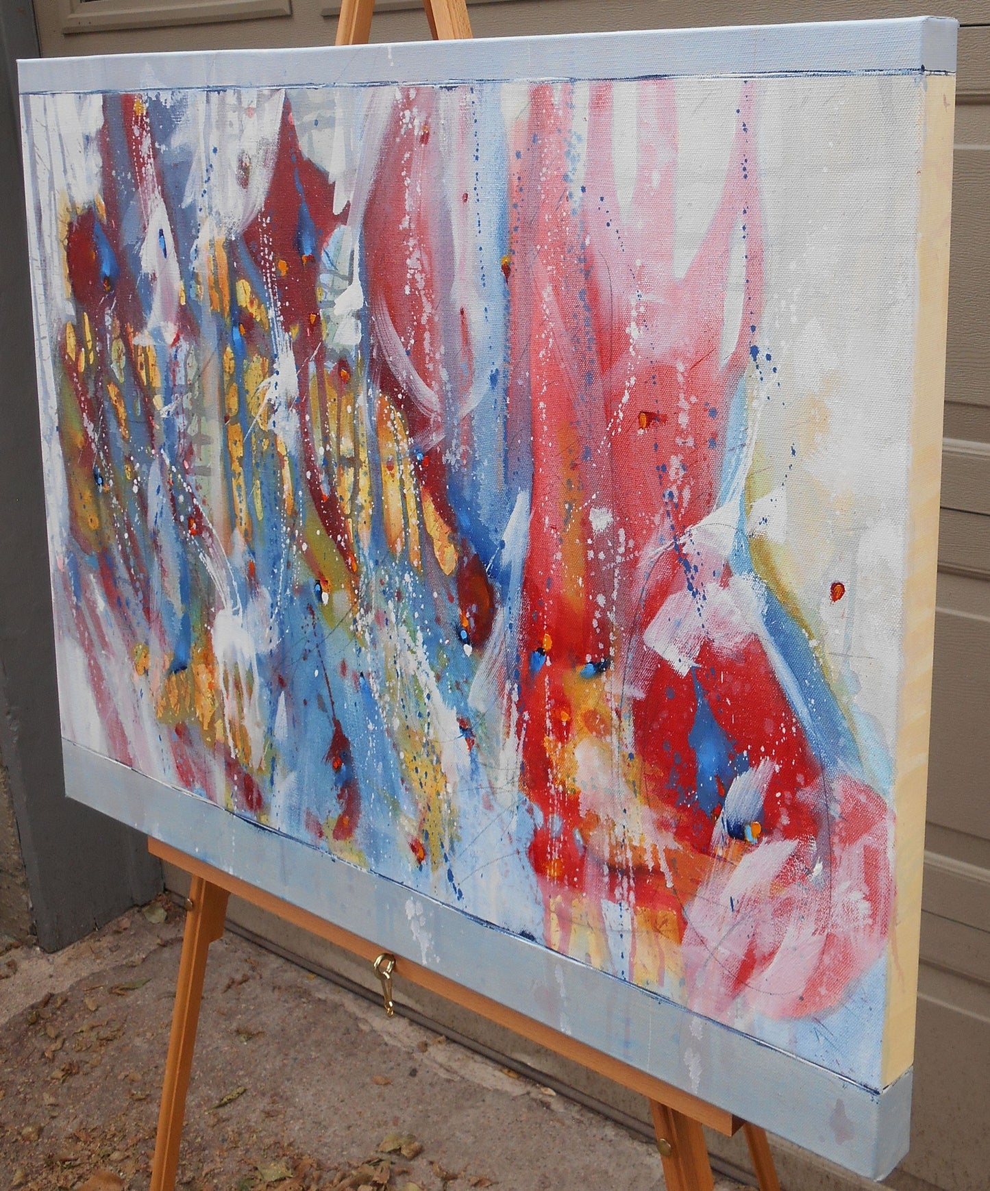 Walking On Stars 24″ x 30″ Abstract Painting