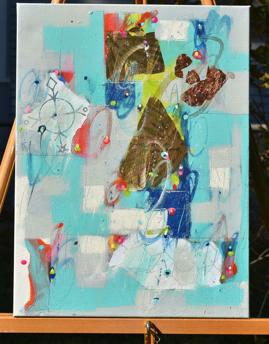 Spirit of Infinity 12″ x 16″ Abstract Painting