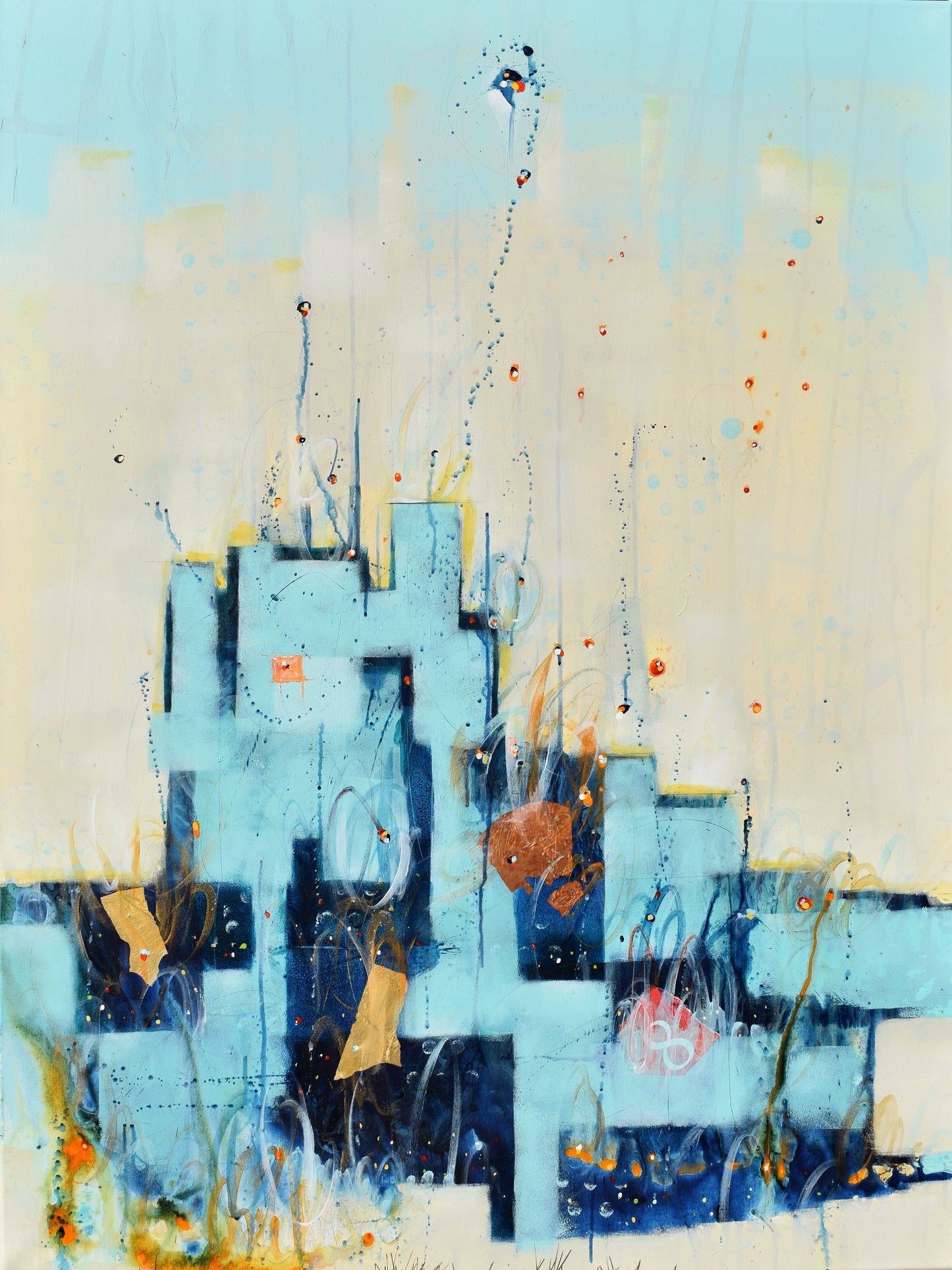 Spirit of Twilight 36″ x 48″ Abstract Painting