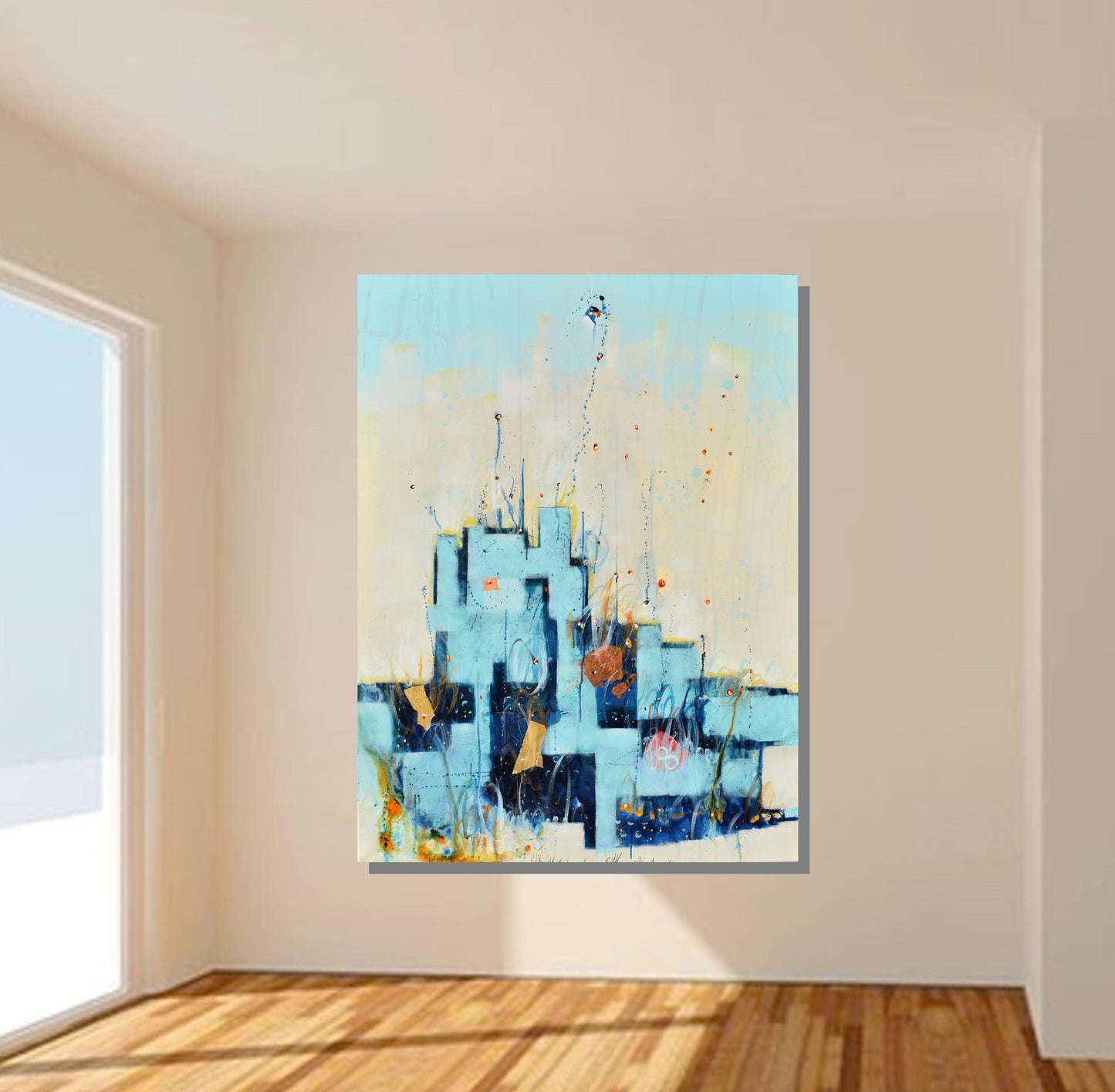 Spirit of Twilight 36″ x 48″ Abstract Painting