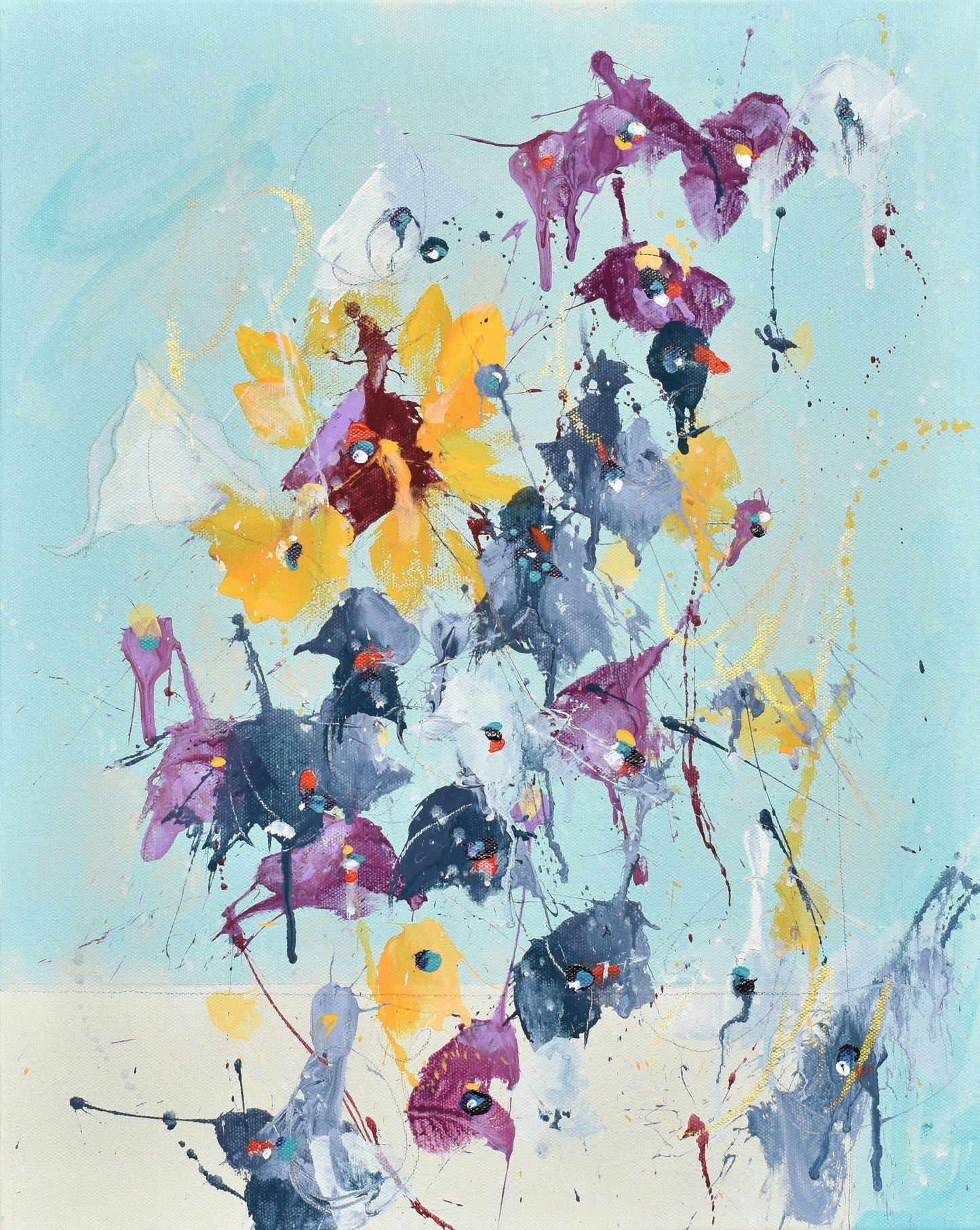Spring Dreams 16″ x 20″ Abstract Painting