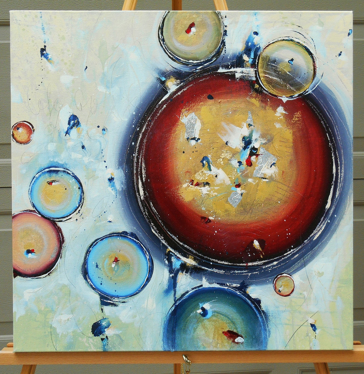 The End Is The Beginning 20″ x 20″ Abstract Painting