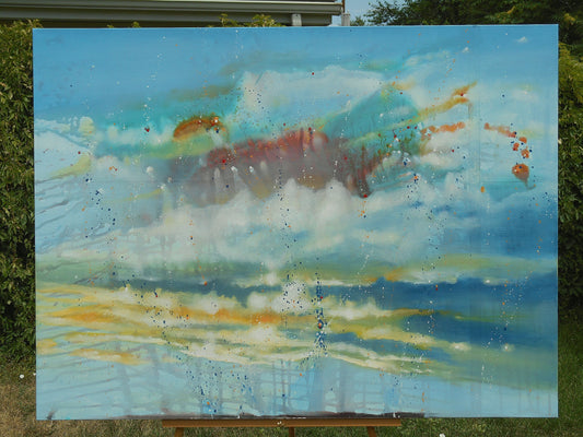 To Where Your Dreams Are 36″ x 48″ Abstract Painting