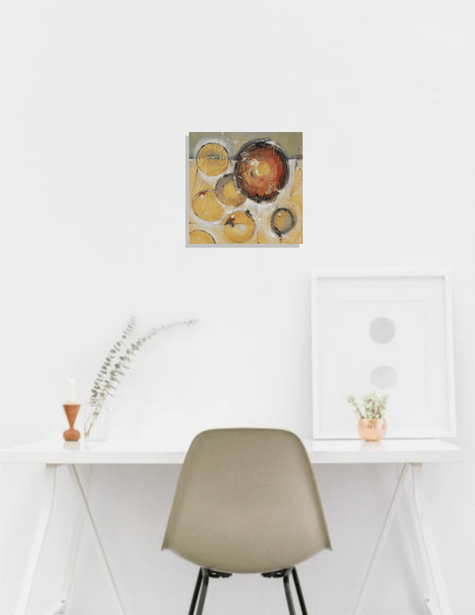 Verge of Silence 12″ x 12″ Abstract Painting