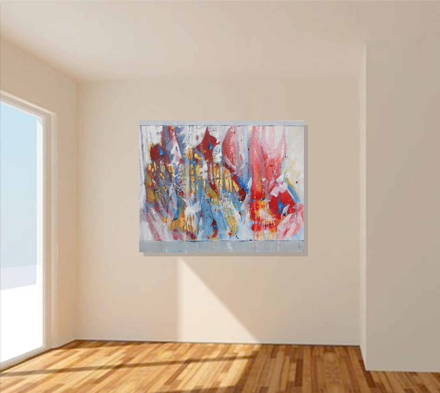 Walking On Stars 24″ x 30″ Abstract Painting