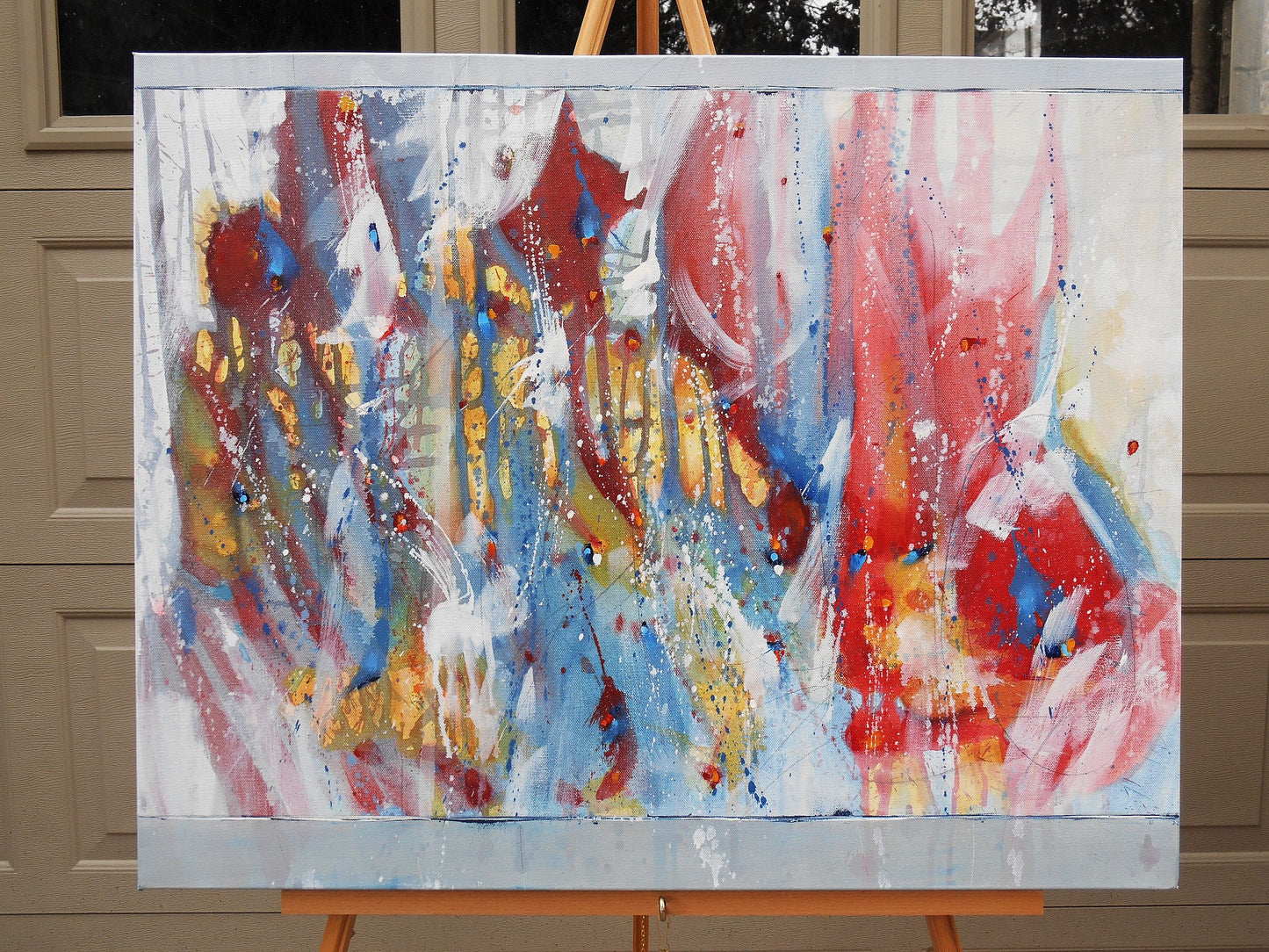 Walking On Stars 24″ x 30″ Abstract Painting