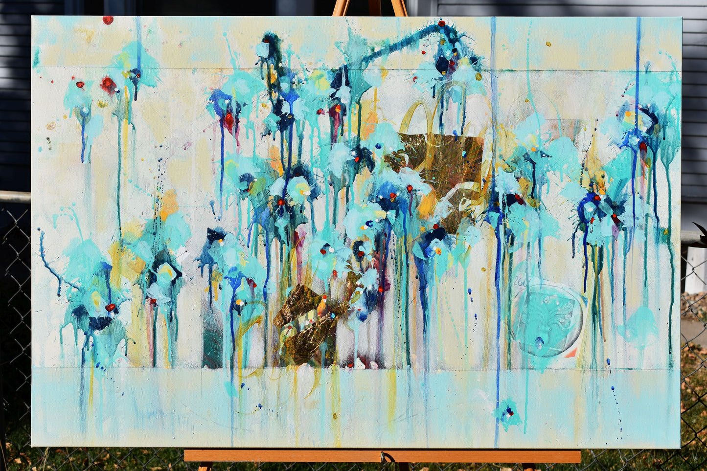 Whispering Winds of November 24″ x 36″ Abstract Painting
