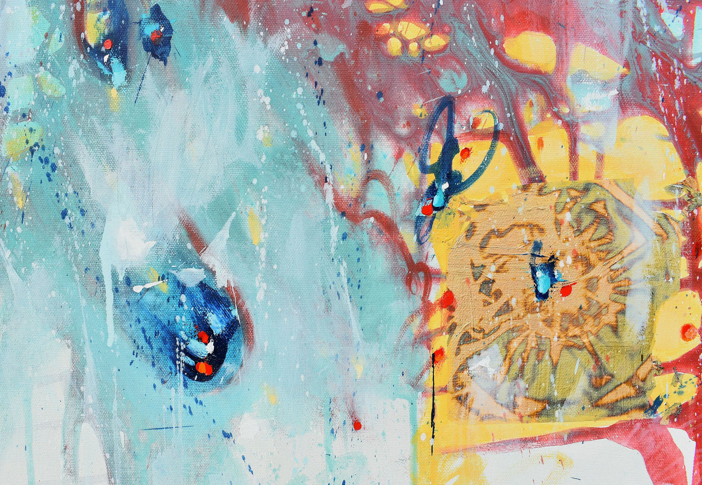 Breaking Free 48″ x 48″ Abstract Painting