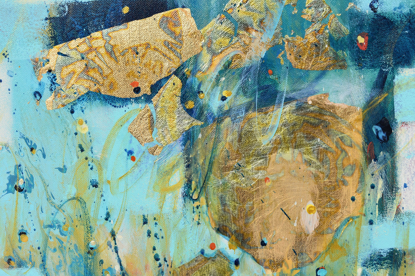 Under The Long Night's Moon 24″ x 30″ Abstract Painting