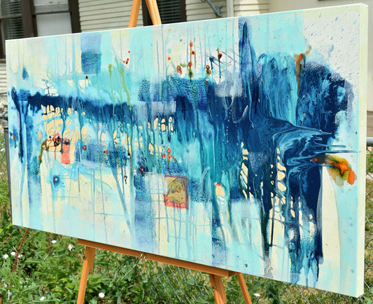 Great Awakening 24″ x 48″ Abstract Painting