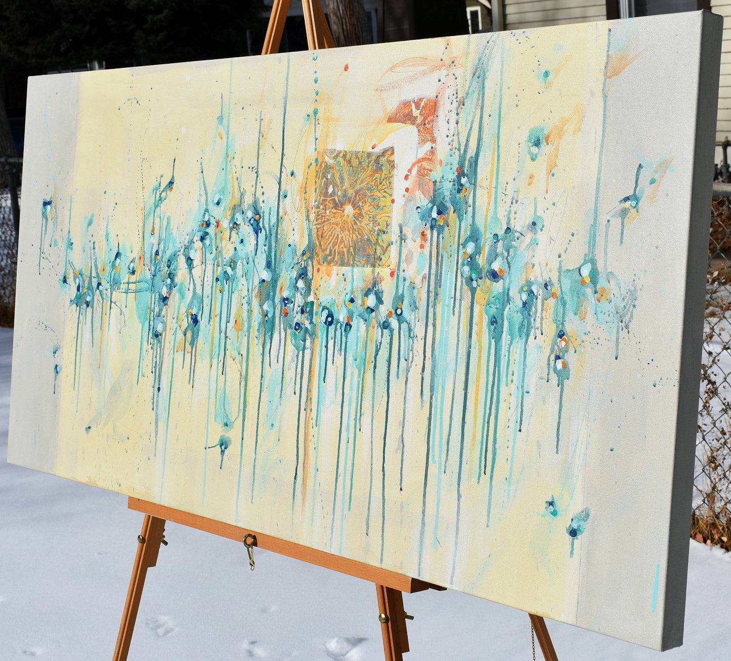 Till Sunrise 24″ x 48″ Abstract Painting