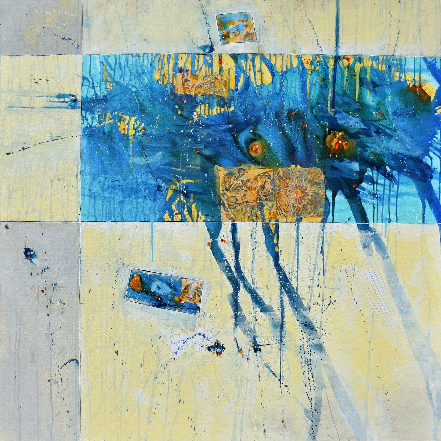 Take On The World 48″ x 48″ Abstract Painting