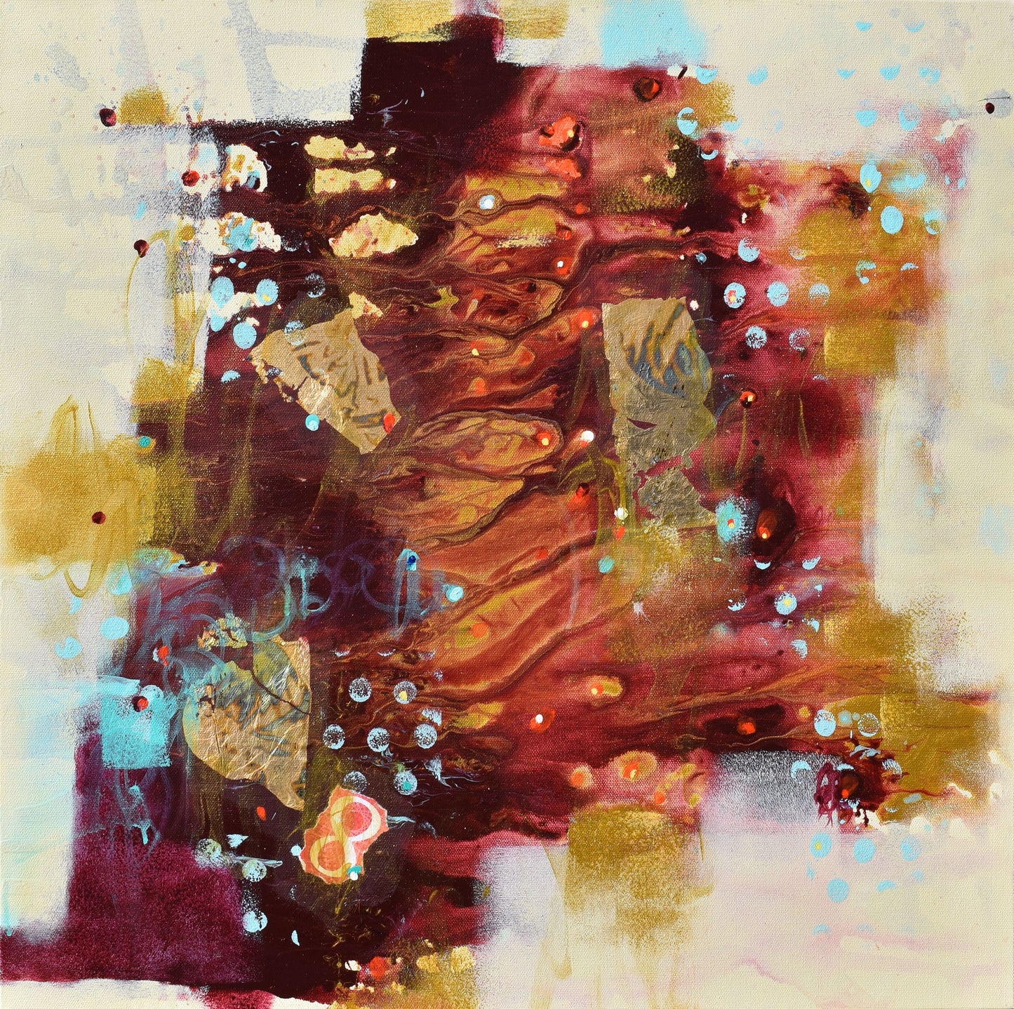 The Light Within 24″ x 24″ Abstract Painting