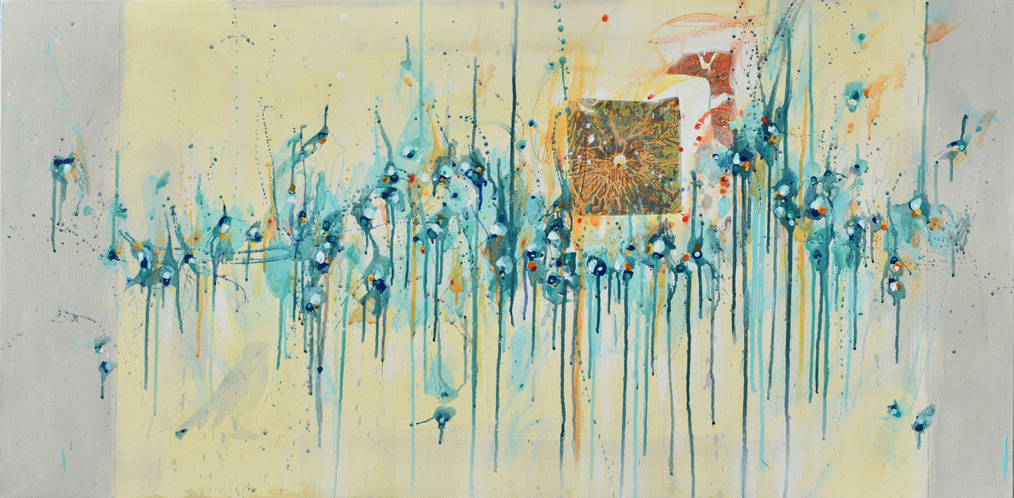 Till Sunrise 24″ x 48″ Abstract Painting