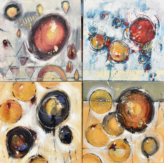 Always On My Mind 24″ x 24″ Abstract Painting