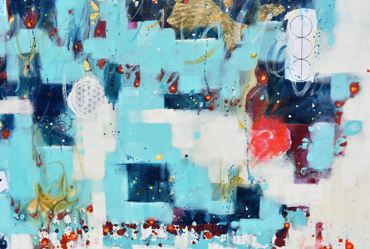 Abstract Shop Beyond Measure 36″ x 36″ Abstract Painting – Abstract Art US