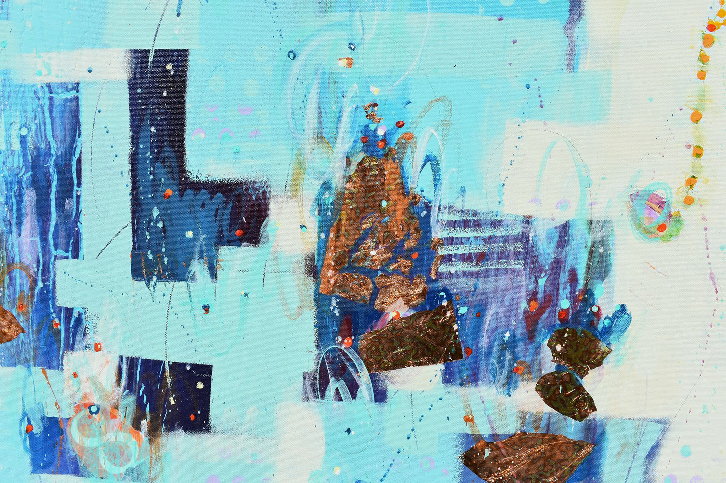Breath of Twilight 36″ x 36″ Abstract Painting