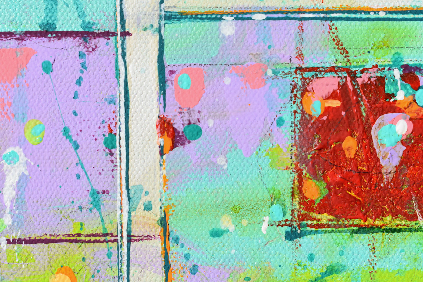 Intersect 8″ x 8″ Abstract Painting