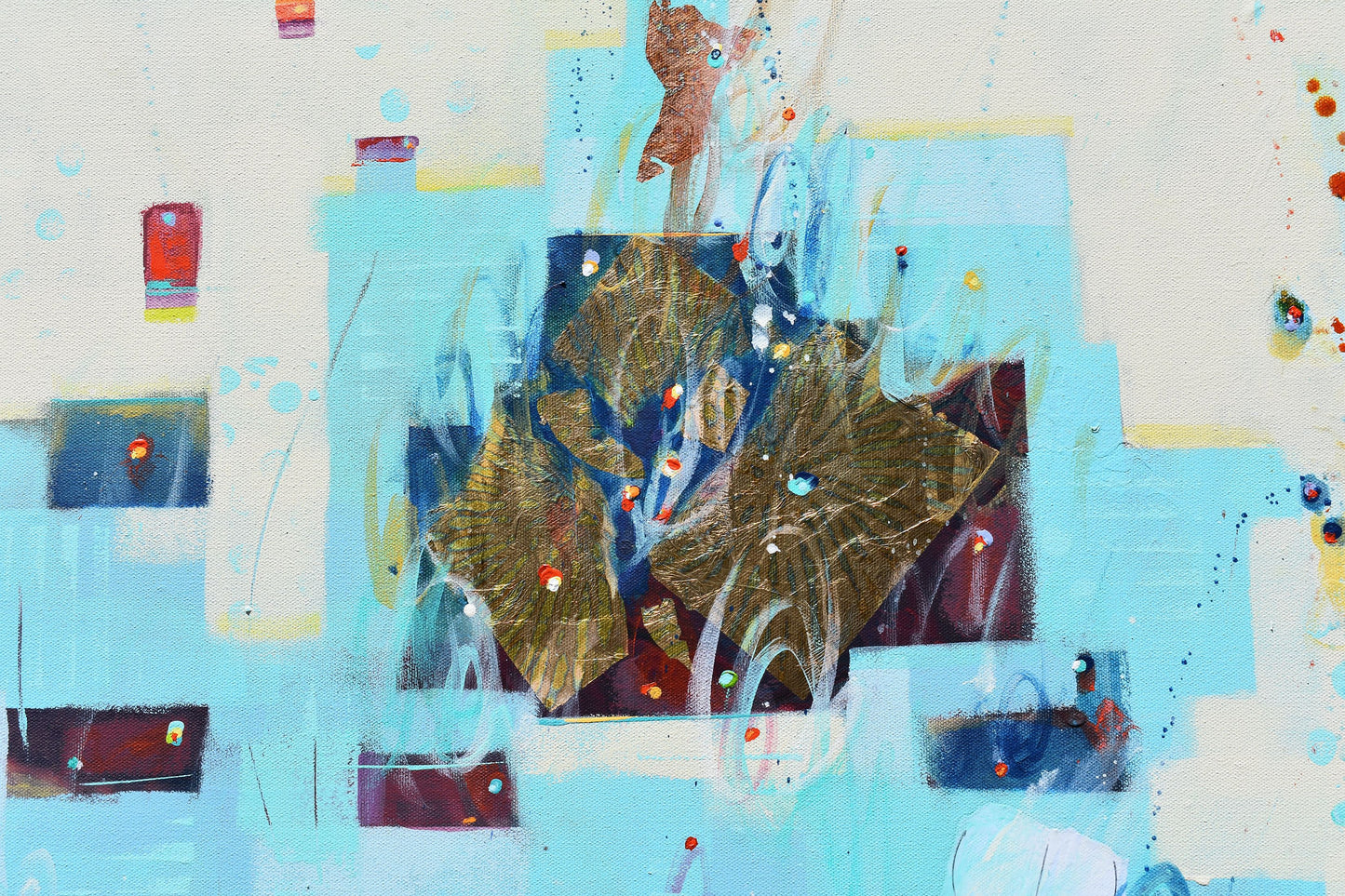 Lingering Light 36″ x 48″ Abstract Painting