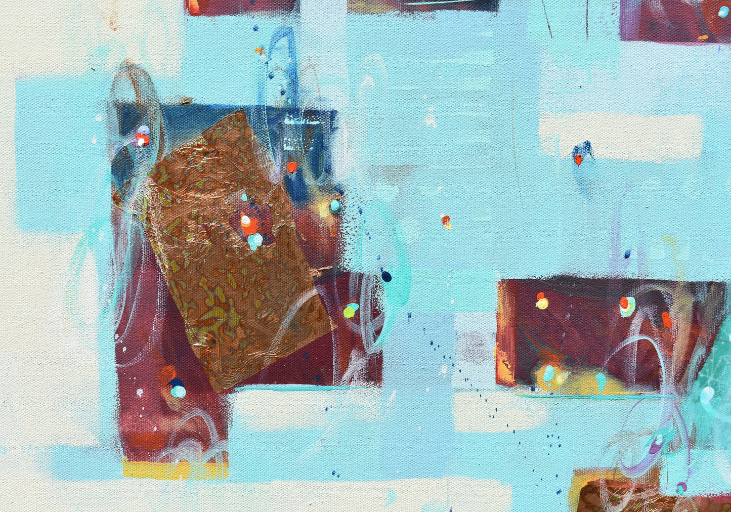 Lingering Light 36″ x 48″ Abstract Painting