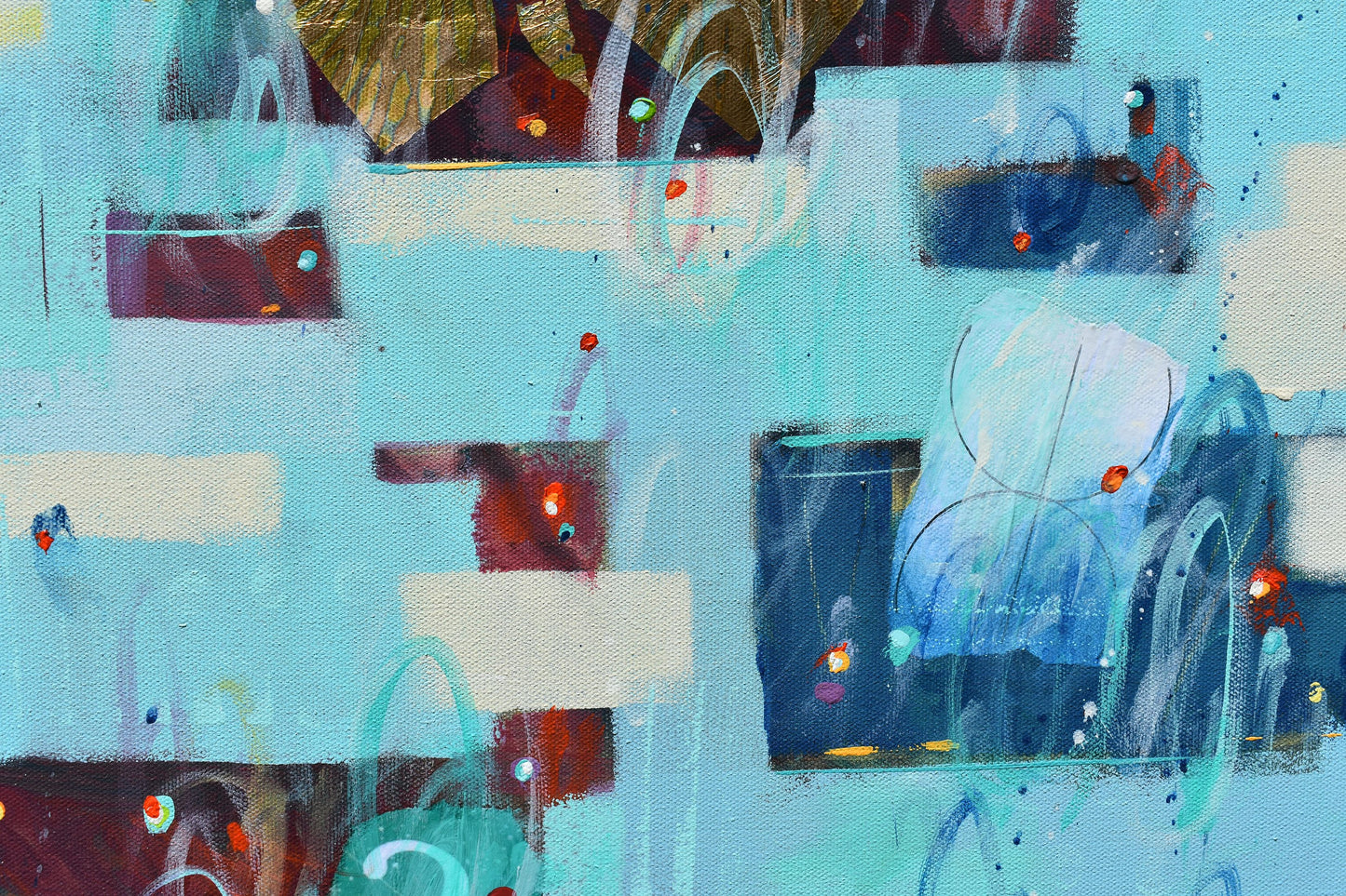 Lingering Light 36″ x 48″ Abstract Painting