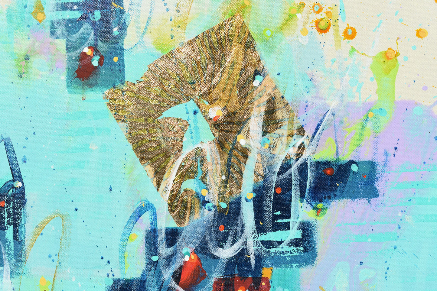 Listening Within 24″ x 24″ Abstract Painting