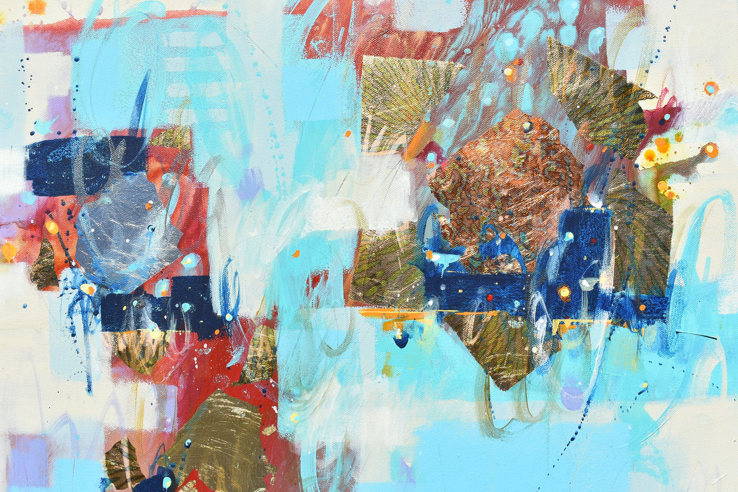 Season of Becoming 24″ x 24″ Abstract Painting