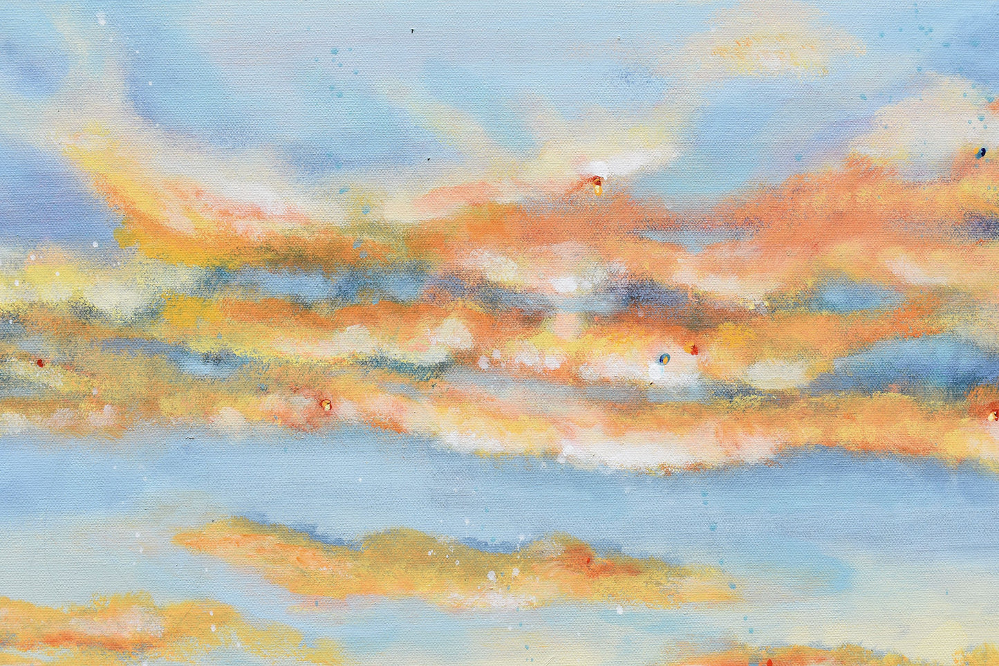 Sky Full of Dreams 16″ x 40″ Abstract Painting