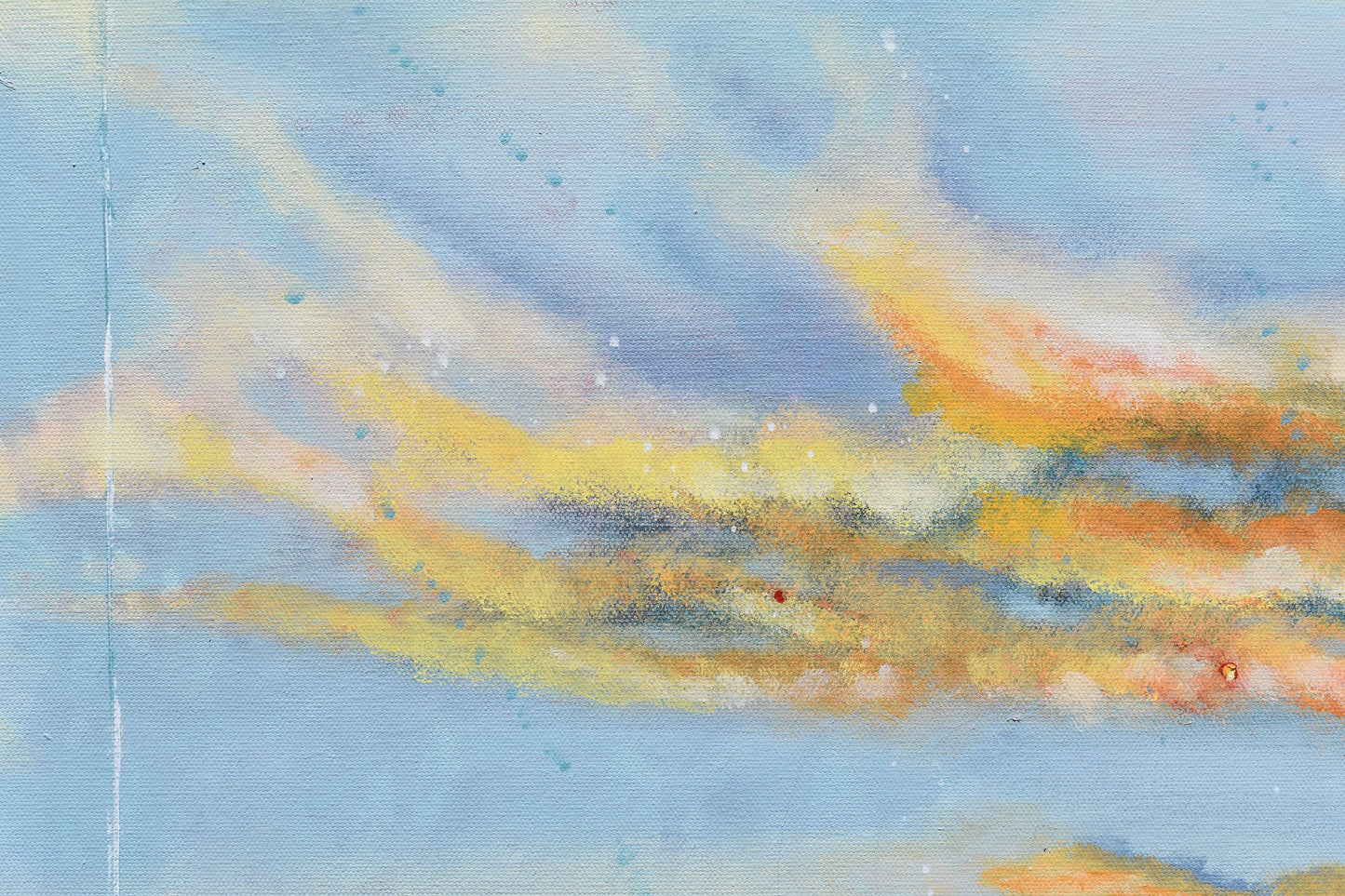 Sky Full of Dreams 16″ x 40″ Abstract Painting