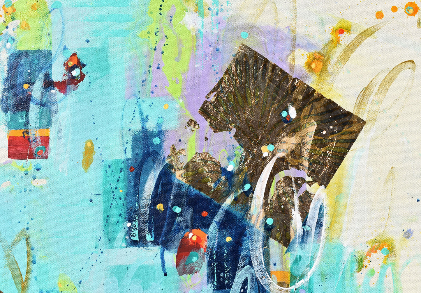 Stillness Speaks 24″ x 24″ Abstract Painting