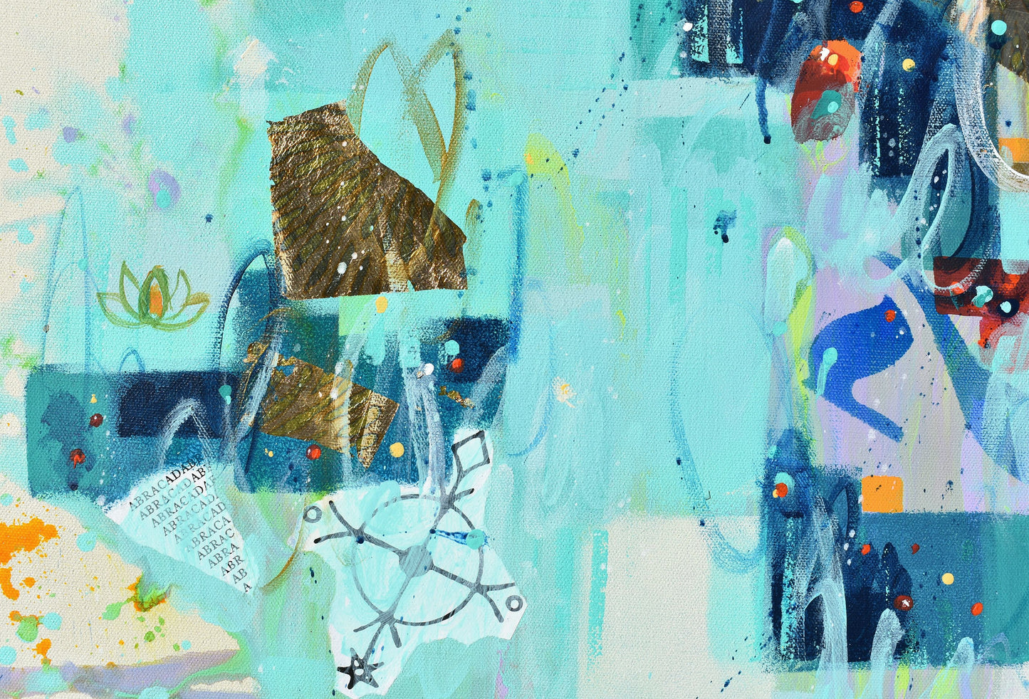 Stillness Speaks 24″ x 24″ Abstract Painting