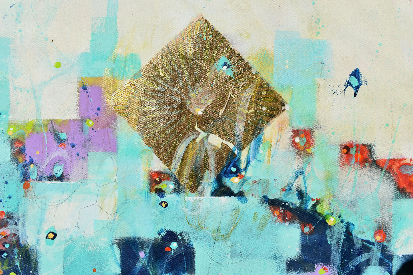 The City Sings To Me 24″ x 36″ Abstract Painting