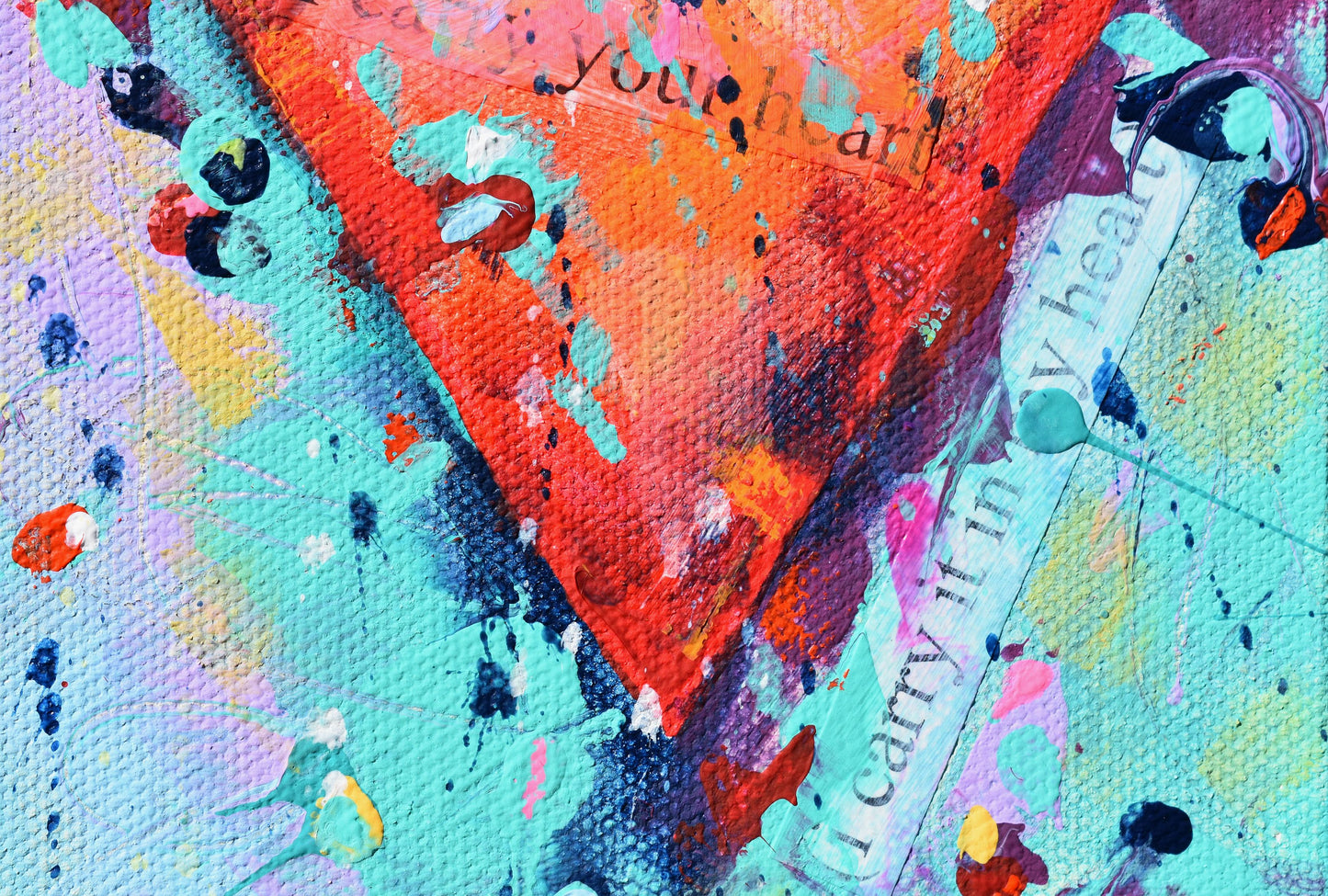 This Is The Wonder 5″ x 7″ Abstract Painting