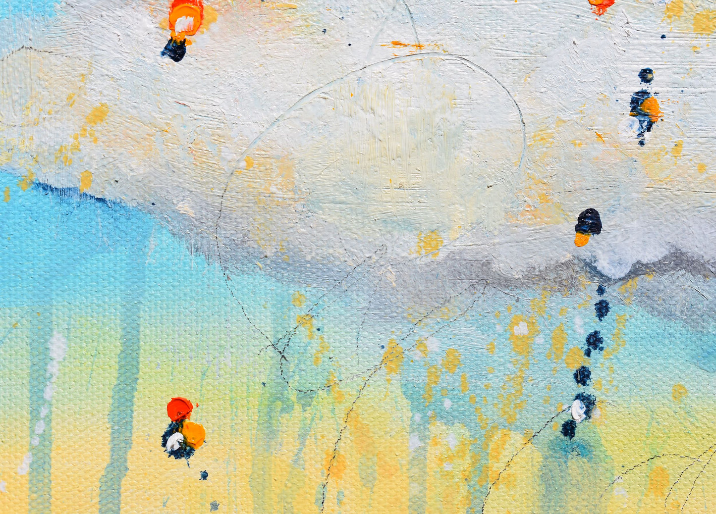 Noonday Dreams 6″ x 6″ Abstract Painting