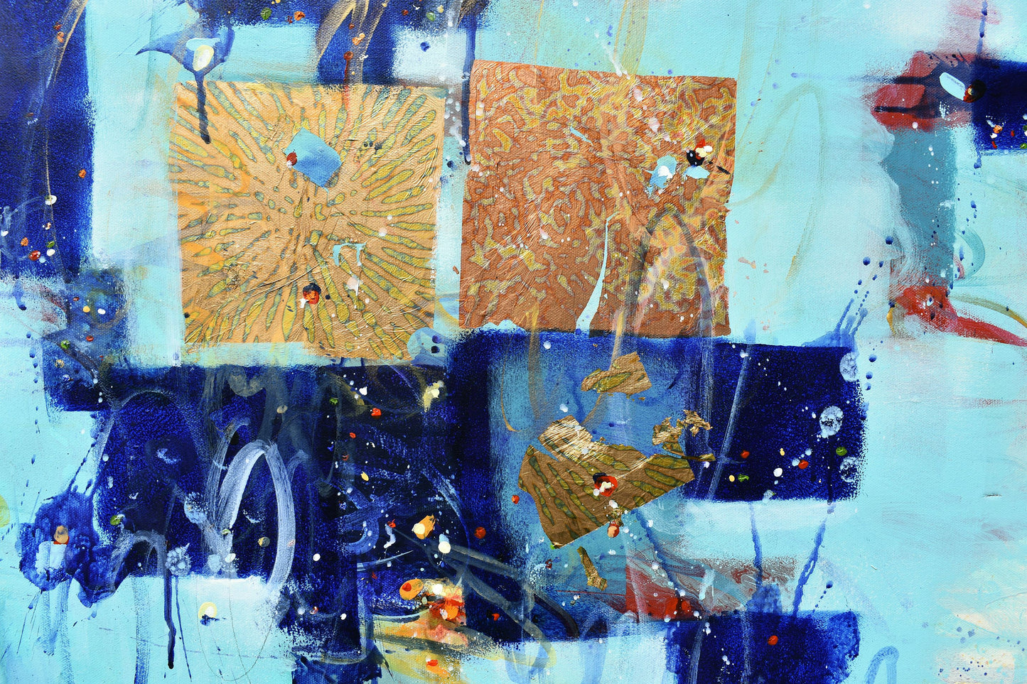 Slant of Light 40″ x 60″ Abstract Painting