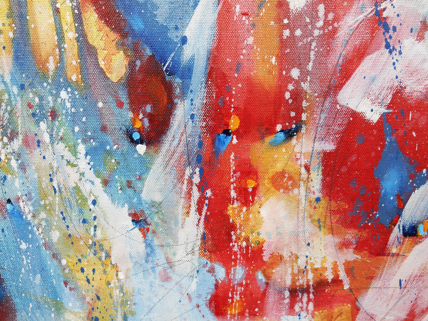 Walking On Stars 24″ x 30″ Abstract Painting
