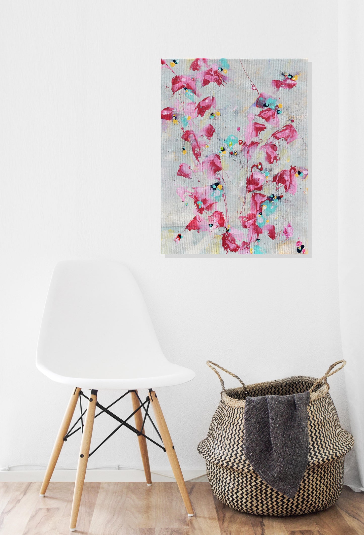 First Breath of Spring 12″ x 16″ Abstract Painting
