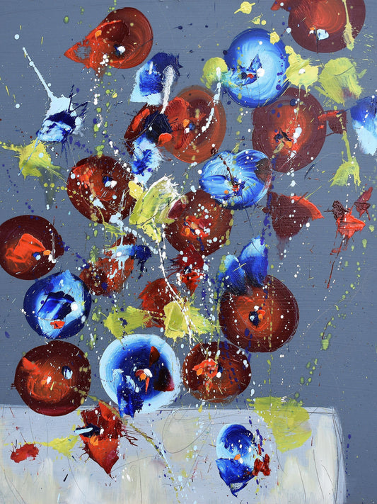Full of Daring 16″ x 20″ Abstract Painting on Panel