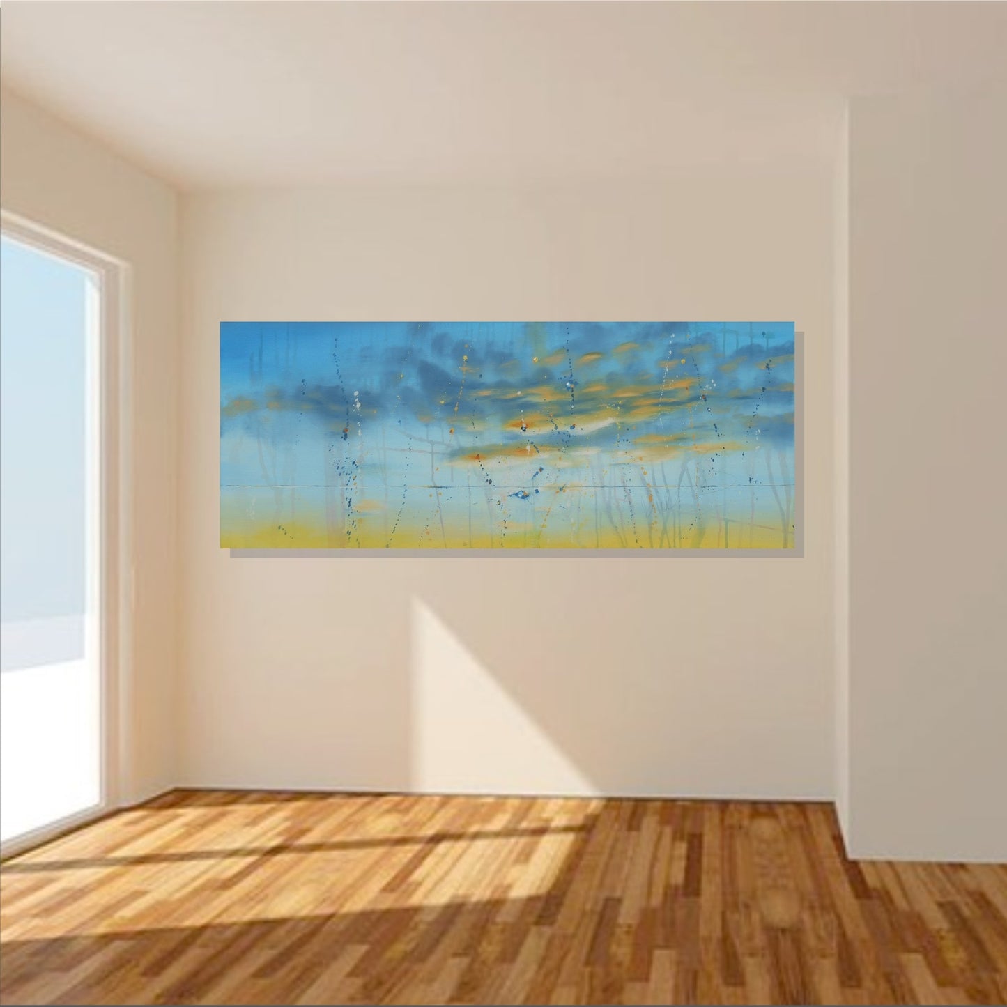 Return to Your Dreams 16″ x 40″ Abstract Painting