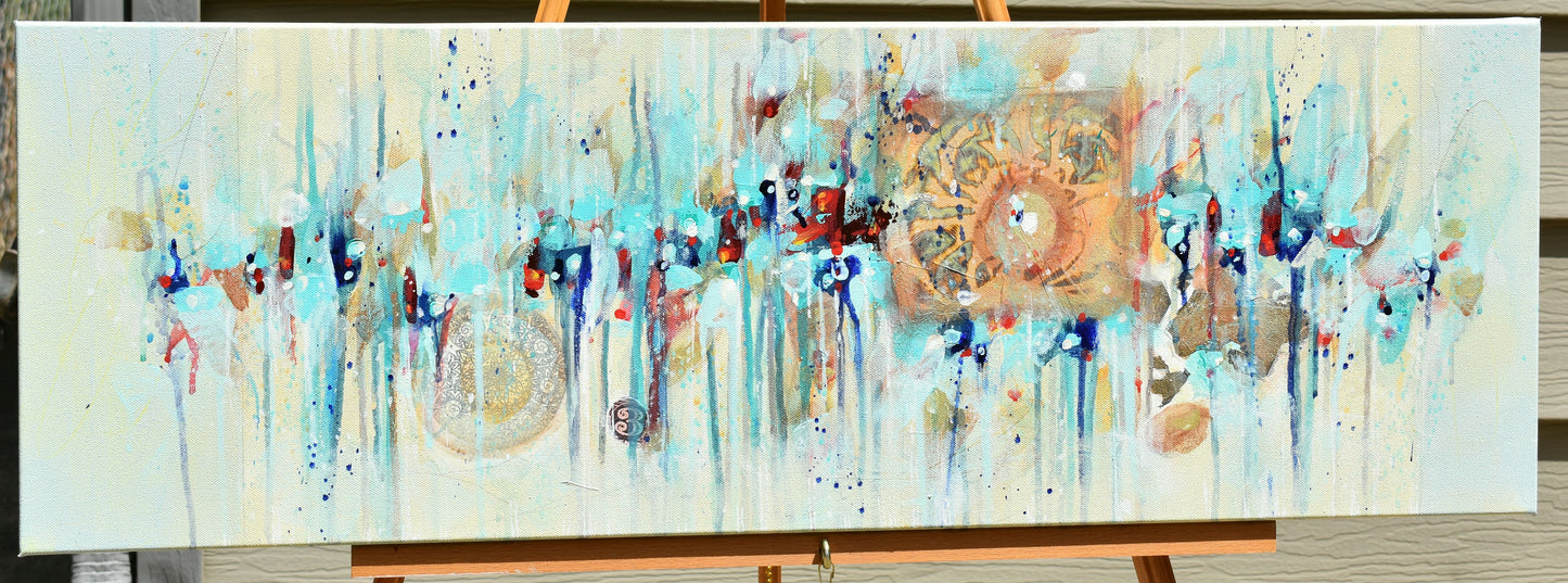 Return To Innocence 12″ x 36″ Abstract Painting