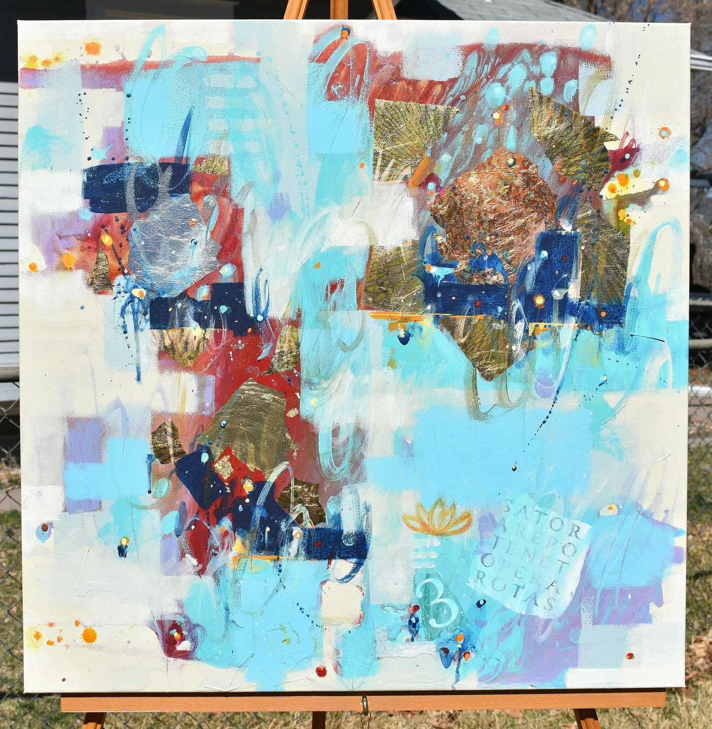 Season of Becoming 24″ x 24″ Abstract Painting