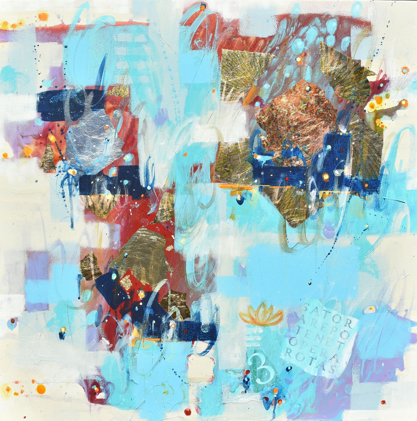 Season of Becoming 24″ x 24″ Abstract Painting