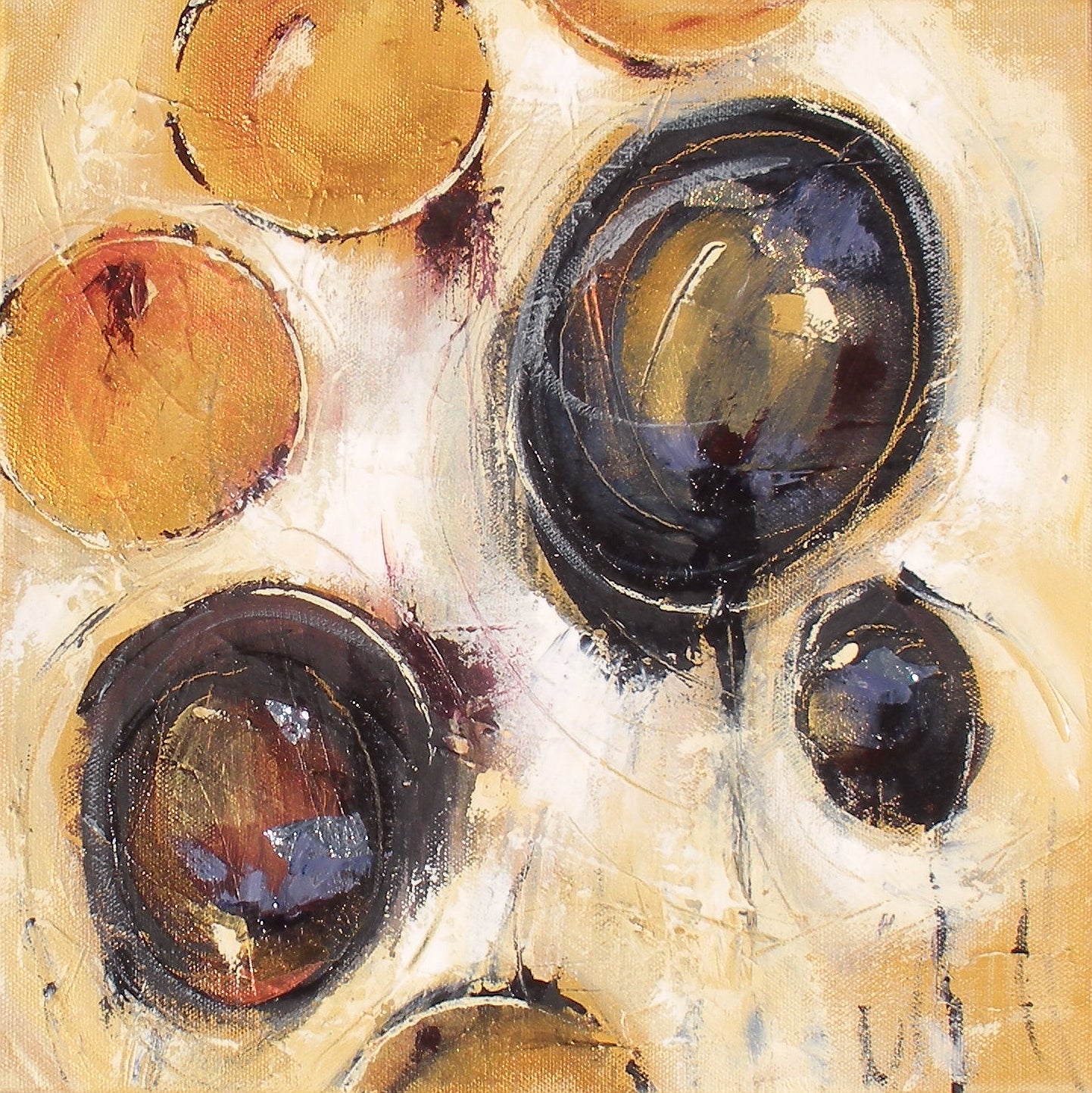 Always On My Mind 24″ x 24″ Abstract Painting
