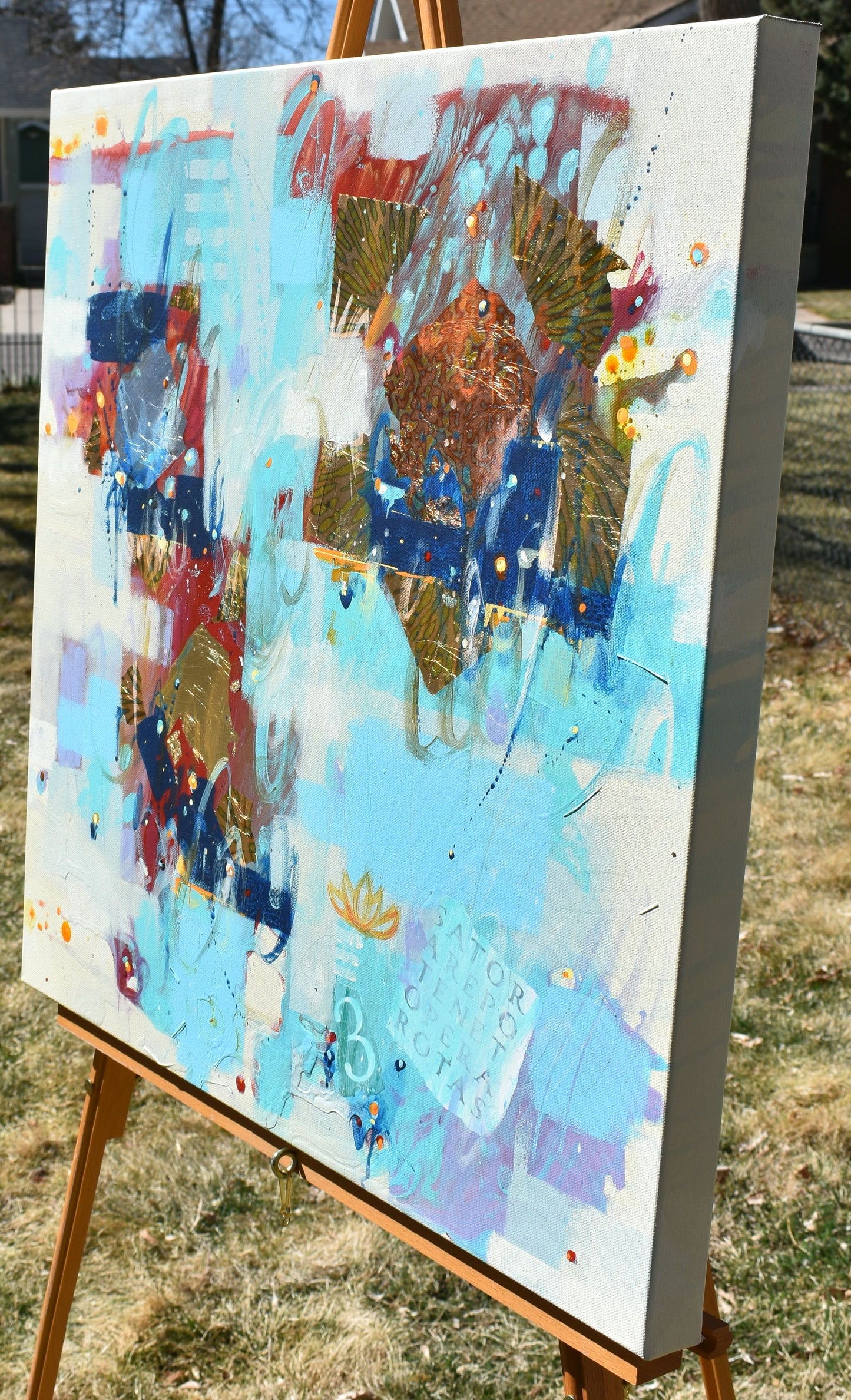 Season of Becoming 24″ x 24″ Abstract Painting