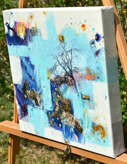 The Quickening Light 12″ x 12″ Abstract Painting