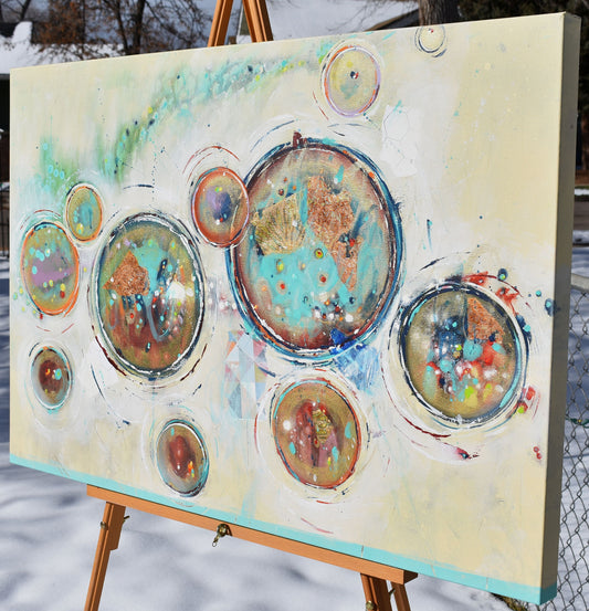 Where Light Begins 24″ x 36″ Abstract Painting